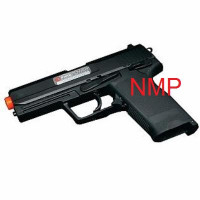 6mm AIRSOFT Pistol Firepower Raider Pistol Black 12g CO2 powered none blowback 6mm BB