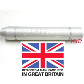 1/2 inch UNF Thread VIPER 2 Silver airgun silencers Tapered un-proofed Made in UK