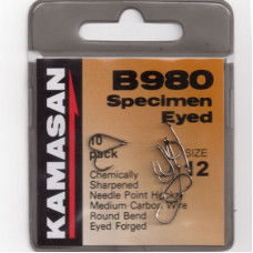 Kamasan B980 Barbed Specimen Eyed Hook Size 20